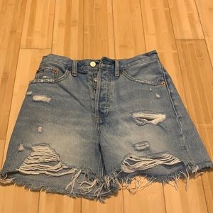 Abercrombie and finch denim shorts high rise 4’